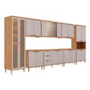 Ver imagem 2 de Cozinha Modulada 8 Peças Elena CZ544 Cinamomo/Off White MGM