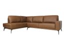 Ver imagem 3 de Sofá de Couro Rubi 2 Lugares com Chaise Esquerda Soft Mel - Mempra Design