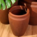Ver imagem 4 de Vaso Antique Cilíndrico 32 (22l) Cor Aço Corten Japi