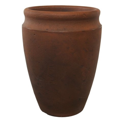 Vaso Antique Cilíndrico 32 (22l) Cor Aço Corten Japi