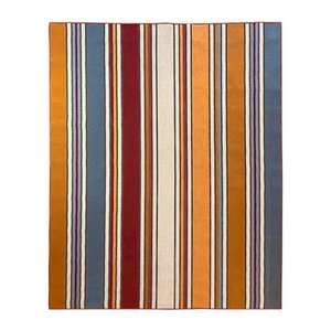 Tapete Sala Sem Pelo Listrado Colorido 250x300 cm Listras