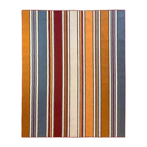 Tapete Sala Sem Pelo Listrado Colorido 250x300 cm Listras
