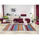 Ver imagem 6 de Tapete Sala Sem Pelo Listrado Colorido 250x300 cm Listras