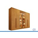 Ver imagem 2 de Guarda Roupa 6 Portas 2VID 6GAV Madri Europa Peroba