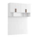 Ver imagem 2 de Módulo Cabeceira Aéreo Casal 100% MDF 150cm em MDF com 4 Portas Altezza