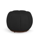 Ver imagem 1 de Puff Decorativo Orgânico Fixo Nuvem Veludo Preto - Loja Sheep