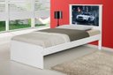 Ver imagem 3 de Cama Solteiro Hop com Cabeceira Carro Branco Potente