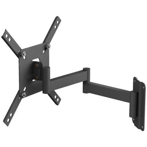 SUPORTE TV 10" a 42" VESA 200X200 4 MOVIMENTOS PRETO