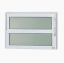 Ver imagem 1 de Vitrô Alumínio Branco Basculante 2V Maxx - 50x50