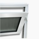 Ver imagem 2 de Vitrô Alumínio Branco Basculante 2V Maxx - 50x50