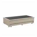 Ver imagem 3 de Base Cama Box Solteiro Baú e Cama Auxiliar 0,88 Helena Vilajo: Suede Bege