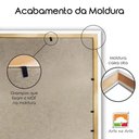 Ver imagem 5 de Quadro Decorativo Textura Cx Alta 2 Un 40x60 Casa Na Neve Titulo Moldura Preta