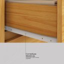 Ver mais imagens de Guarda-roupa Casal Roma 4 Portas 6 Gavetas Cinamomo/off White - Demobile