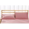 2 Fronhas 100% Algodão 200 Fios 50x90 Percal com Bainha Rose - 1