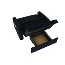 Ver imagem 4 de Sofá Cama Daiane 2 Lugares com Baú Suede Petróleo Matrix