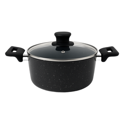 Caçarola 24cm Revestimento Cerâmico Antiaderente para Fogão a Gás, Vitrocerâmico, Eletroindução e El - 1