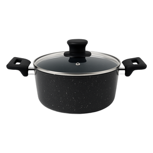 Caçarola 24cm Revestimento Cerâmico Antiaderente para Fogão a Gás, Vitrocerâmico, Eletroindução e El