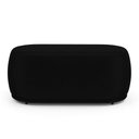 Ver imagem 1 de Kit 02 Puffs Decorativos Orgânicos Molly 02 Lugares Couríssimo Preto - Desk Design