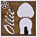 Ver imagem 1 de Porta Coleira Personalizada Grave a raça e o nome do seu cãozinho Make Laser PColeira