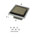 Ver imagem 2 de Puxador Cristal - IL 4517 - Bronze - 60MM