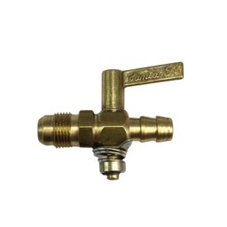 Registro Regulador de Pressão de Gás 3/8 Sae 3/8 Bico Mangueira - 1