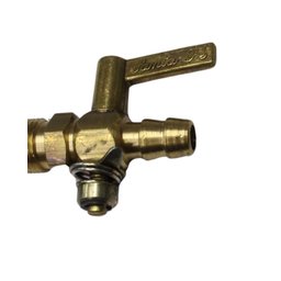 Registro Regulador de Pressão de Gás 3/8 Sae 3/8 Bico Mangueira - 2