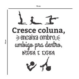 Adesivo de Parede Pilates Mod01:70 X 70 Cm - 2