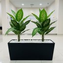Ver imagem 6 de 6 Plantas Artificiais Luxo Decoração Suíte Restaurante Clínica Comércio Beleza Duradoura Permanente