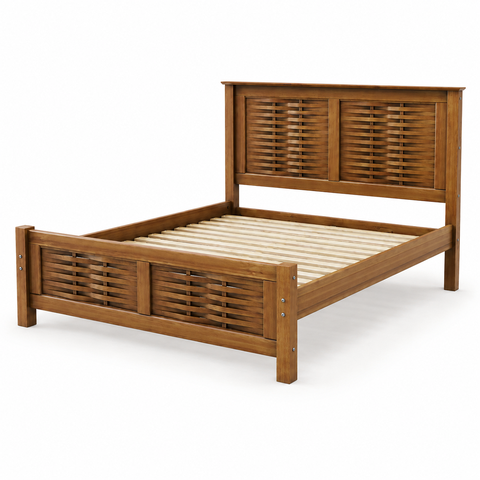 Cama Casal 1.58 Lux Ipê