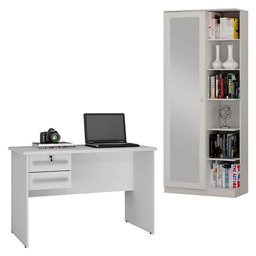 Mesa para Computador Byte e Multiuso João Pessoa Branco - Valdemóveis - 1