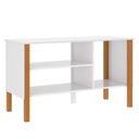 Ver imagem 6 de Rack para Tv até 40 Polegadas 3 Prateleiras Fit 90cm - Vianossa - Branco e Cedro