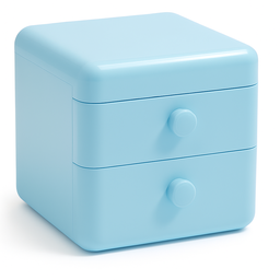Mini Gaveta de Armazenamento Organizadora - Azul - 2