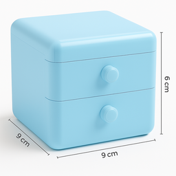 Mini Gaveta de Armazenamento Organizadora - Azul - 6