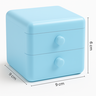 Mini Gaveta de Armazenamento Organizadora - Azul - 6