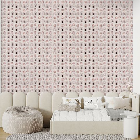 Papel de Parede Autocolante Infantil Boho - 10m