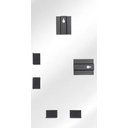 Ver imagem 3 de Espelho Oval Grande 120 X 60 Moderno Lapidado com Suporte