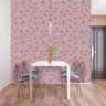 Papel de Parede Adesivo Quarto Menina Rosa Geométrico 15m - 10