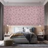 Papel de Parede Adesivo Quarto Menina Rosa Geométrico 15m - 2