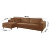 Sofá Cronos 03 Metros Chaise Lado Esquerdo Meu Sofá Online - 3
