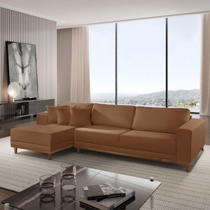 Sofá Cronos 03 Metros Chaise Lado Esquerdo Meu Sofá Online