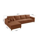 Ver imagem 7 de Sofá Cronos 03 Metros Chaise Lado Esquerdo Meu Sofá Online