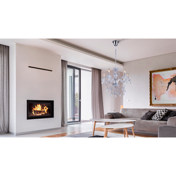 Lustre Pendente Candelabro Para Sala France Nice 5 Lâmpadas E14 Bivolt:Transparente/110V/220V - 3