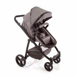 Carrinho com Bebê Conforto Travel System Vip Duo Pro Voyage 0 a 15 kg Cinza Mescla - 2