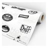 Papel de Parede Temático Área Gourmet Branco - 1,50x0,50m - 1