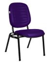 Ver imagem 1 de Cadeira Empilhável para Igrejas Evangélicas Linha Holy Roxo