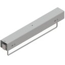 Ver imagem 1 de Cabideiro Suspenso 41cm Suprema Cromado com Corrediça Deslizante Dimec para Closet Armários