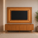 Ver imagem 1 de Painel Completo com Rack Dulce – Belaris Móveis:Naturalle