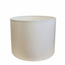 Ver imagem 1 de Cúpula Abajur e Luminária em Tecido Cilíndrica Vivare Cp-7018 Ø40x25cm - Bocal Nacional - Branco