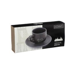 Xicara para café de porcelana manhattan 90 ml com 12 peças - 5