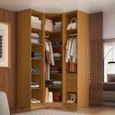Ver imagem 4 de Guarda-roupa de Canto 100% MDF 3 Portas Altezza